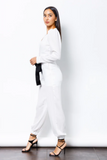 Abigail Belted Jumpsuit