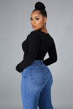 Diamond Girl Lace-up Crop Top