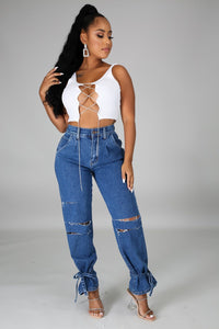 No-So-Basic High Waist Jeans