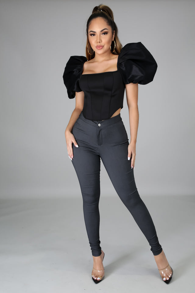 Work of Art Puff Sleeve Top