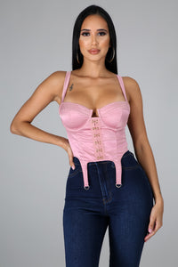 Moulin Cropped Bustier Top