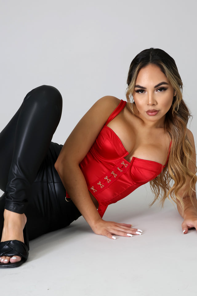 Moulin Cropped Bustier Top