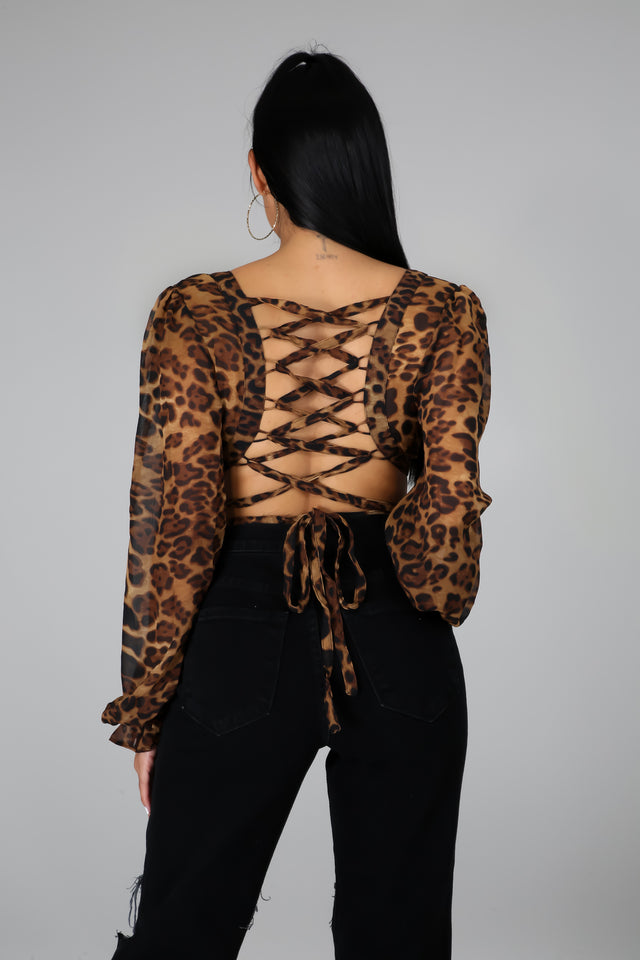 Wilds Thoughts Lace-up Top