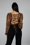 Wilds Thoughts Lace-up Top