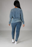 Shayla Distressed Legging Set