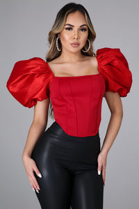 Work of Art Puff Sleeve Top